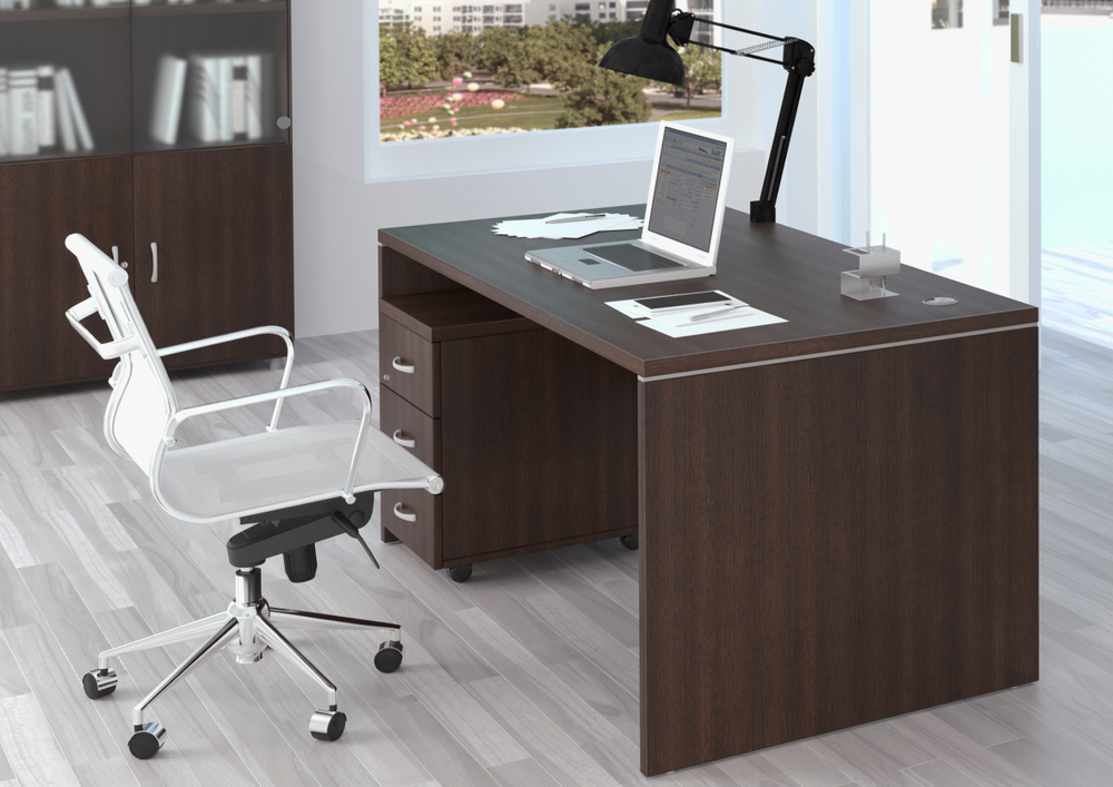 Mesa Oficina Operativa Melamina Serie Euro 2000