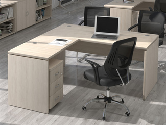 Mesa Oficina Operativa Melamina Serie Euro 2000