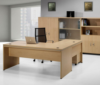 Mesa Despacho Recta con Moldura Serie 2000 colina