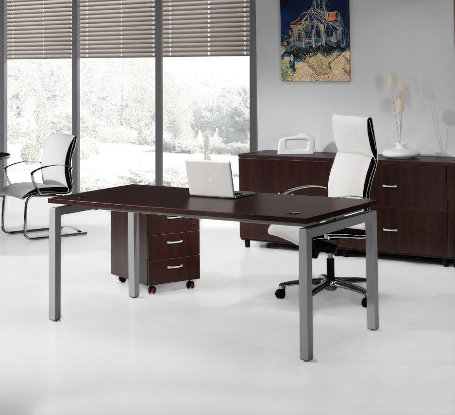 Mesa Oficina Melamina Serie Euro 5000