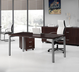 Mesa Oficina Melamina Serie Euro 5000