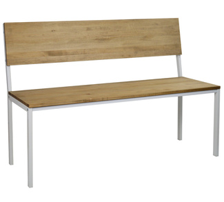 Banco Desmontable Sostenible de Madera iCub con Respaldo