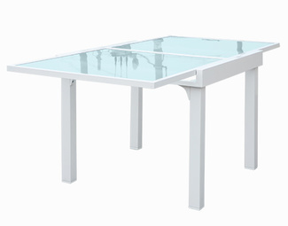 Mesa Cuadrada Extensible Ibiza en Aluminio Ref.PI-522