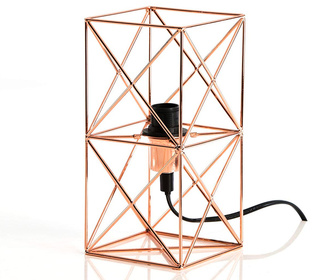 Lámpara de Mesa Camila de Metal Cobrizo Ref.105