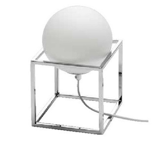 Lámpara de Mesa Kube de Metal y Cristal Ref.302