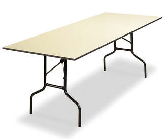 Mesa de Caterig Plegable Rectangular en Tubo Acerado Ref.312 