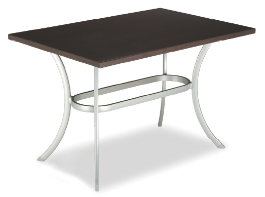 Mesa Terraza en Tubo de Aluminio Modelo 437
