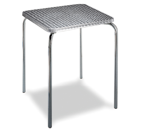 Mesa Terraza en Tubo de Aluminio Modelo 329