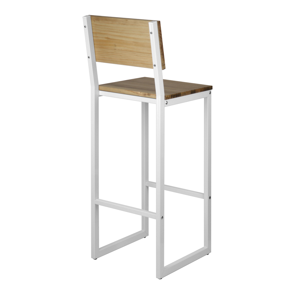 Taburete iCub Ecológico con Respaldo Industrial   