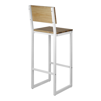 Taburete iCub Ecológico con Respaldo Industrial   