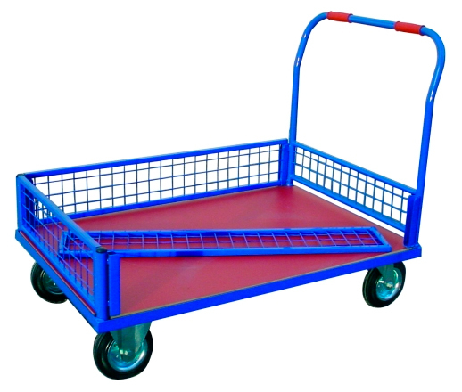 Carro Plataforma Malla Ruedas Macizas Ref.6021-MF