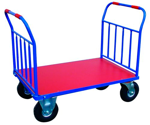 Carro Plataforma con 2 Barandillas 