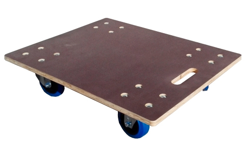 Carro Plataforma Industrial de Madera Ref.7049