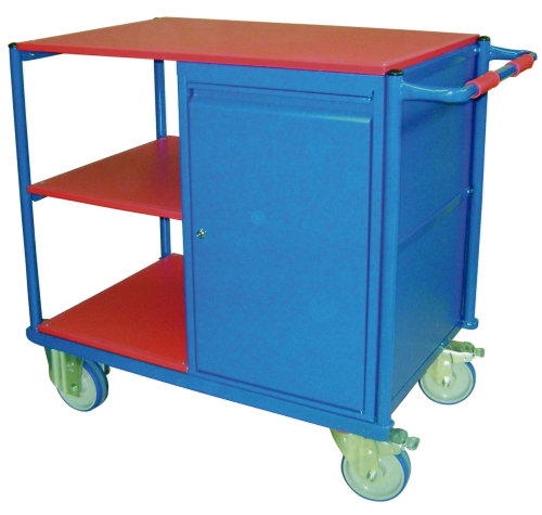 Mesa Rodante Industrial 1 Puerta y Balda Ref.6083