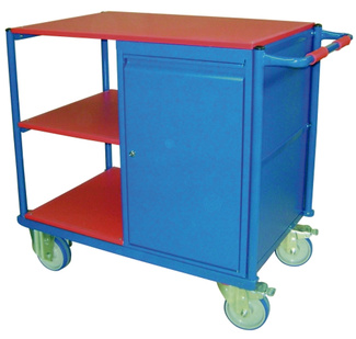 Mesa Rodante Industrial 1 Puerta y Balda Ref.6083