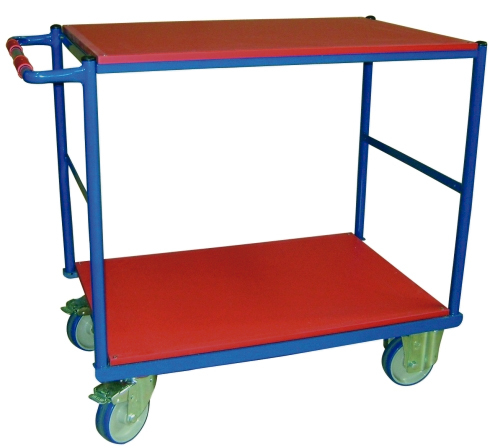 Mesa Rodante 2 Baldas Ruedas de Goma Ref.6085