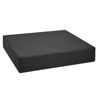 Sofá de 80 x 80 con Cojines de Polipiel Gris Oscuro