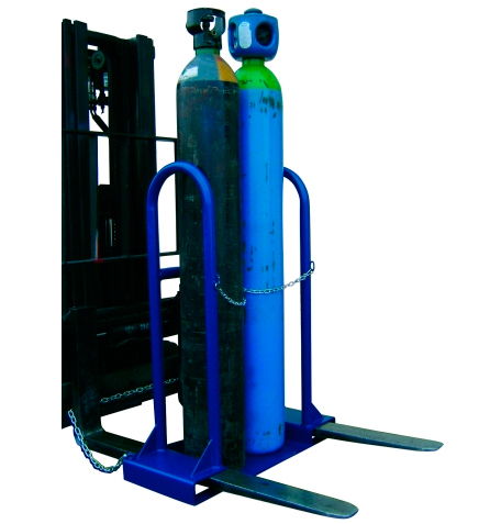 Soporte 2 Botellas para Carretilla o Almacenaje Ref.3034-2