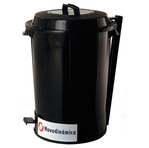 Cubo Basura Industrial Negro 70 litros Ref.3008