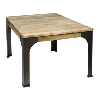 Mesa de Centro Vintage Bristol en Madera Maciza Cuadrada