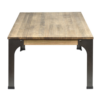 Mesa de Centro Vintage Bristol en Madera Maciza Cuadrada