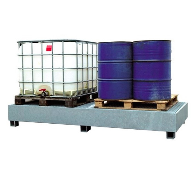 Cubeto Retencion galvanizado para 2 GRG-IBC.