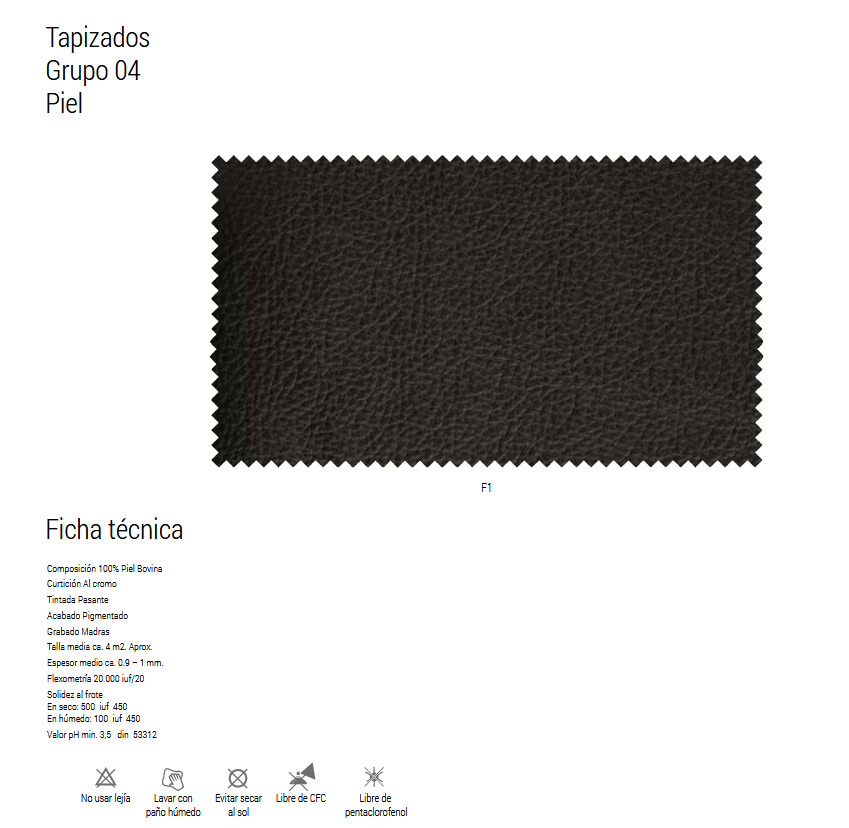 Silla Alta Dirección Piel Color Negro XL 