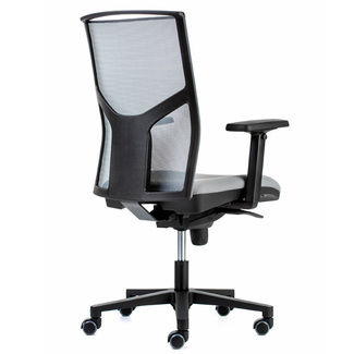 Silla Oficina Atika Pro Alta Negra Respaldo Malla 
