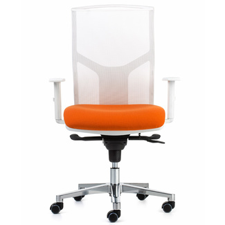 Silla de Oficina Atika Pro Blanca Alta Respaldo Malla 