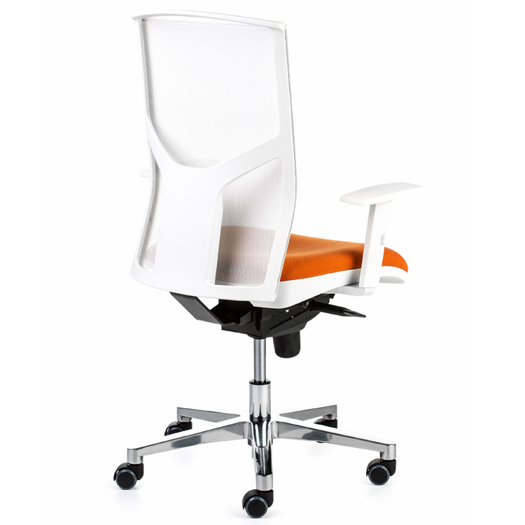Silla de Oficina Atika Pro Blanca Alta Respaldo Malla 