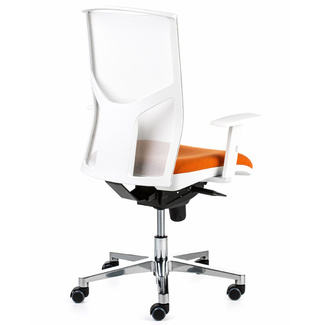 Silla de Oficina Atika Pro Blanca Alta Respaldo Malla 