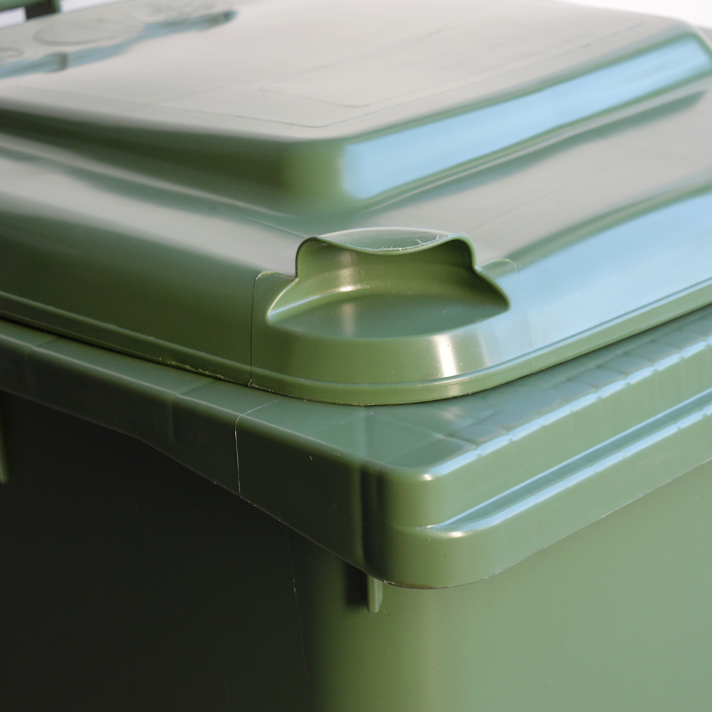 Contenedor de Basura 240 litros de HDPE 2 Ruedas 
