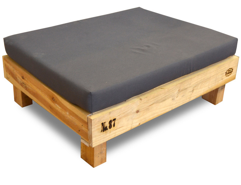 Pouf Palet para Sofá 80 x 100 x 38 Madera de Pino