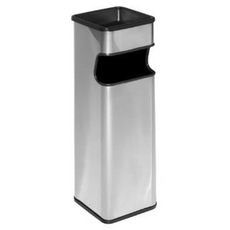 Papelera Cenicero Acero Inoxidable 24 litros Ref.403-I
