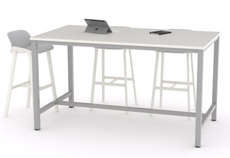 Mesa Recta Modular Alta Melaminizada