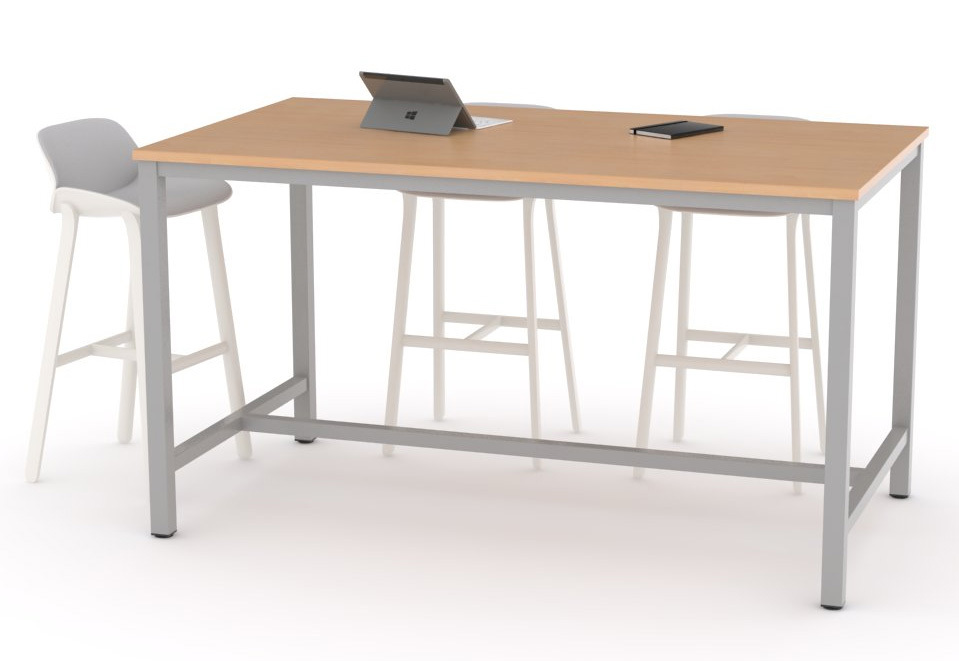 Mesa Recta Modular Alta Melaminizada