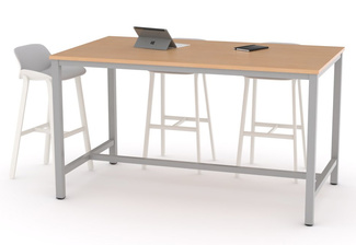 Mesa Recta Modular Alta Melaminizada