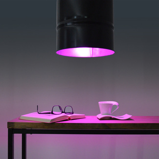 Lámpara Techo Bidón con Bombilla Led Multicolor