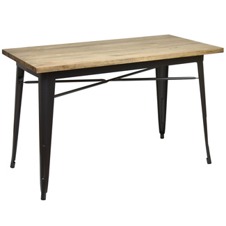 Mesa Comedor Tudix Industrial Tablero de Madera