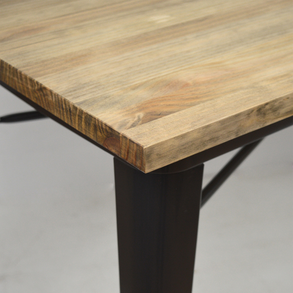 Mesa Comedor Tudix Industrial Tablero de Madera