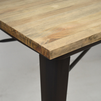 Mesa Comedor Tudix Industrial Tablero de Madera