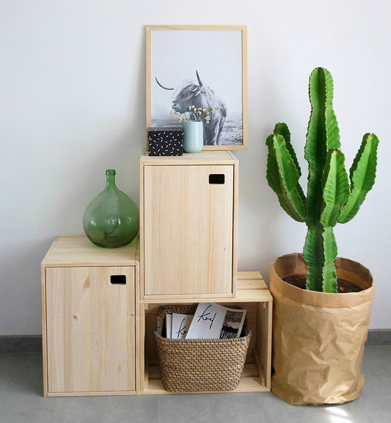 Estantería Modular 1 Puerta Dinamic Ref.DM1VER.99