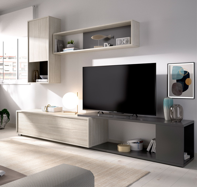 Conjunto Salón de Televisón Flexible Obi