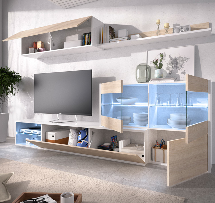 Conjunto Salón Televisión Uma 