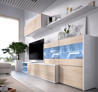 Conjunto Salón Televisión Uma 