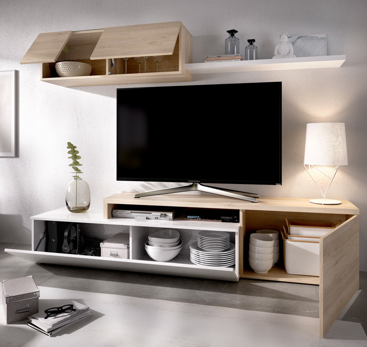 Conjunto Salón de Televisión Elle Compacto