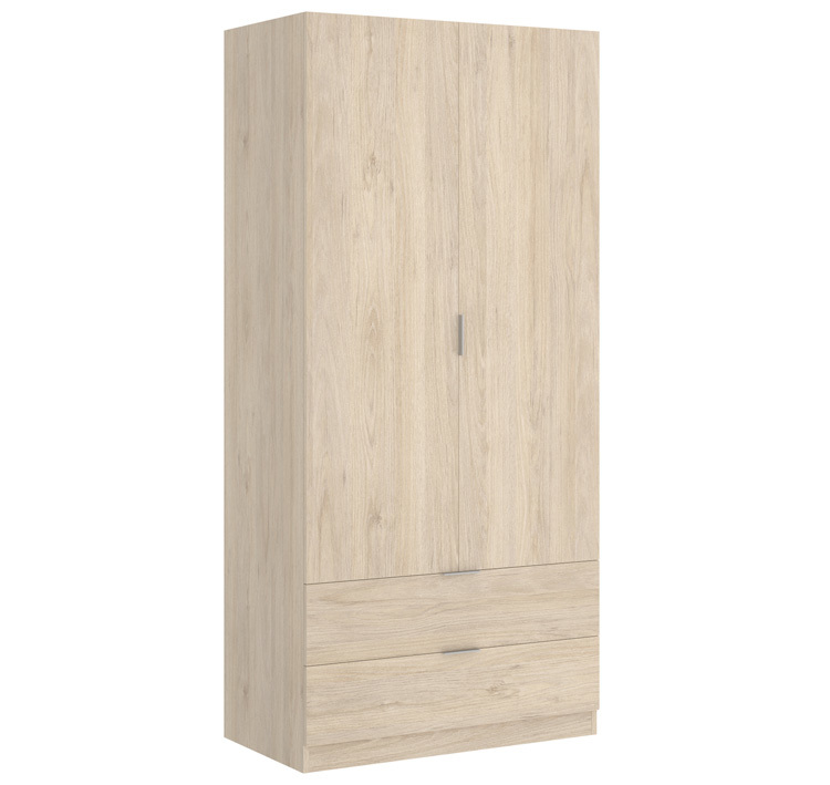 Armario Essen 2 Puertas y 2 Cajones 52 x 81 x 184 cm