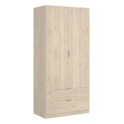 Armario Essen 2 Puertas y 2 Cajones 52 x 81 x 184 cm