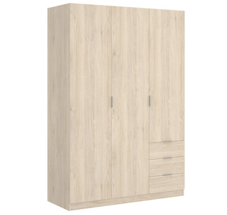 Armario Essen 3 Puertas y 3 Cajones 52 x 121 x 184 cm