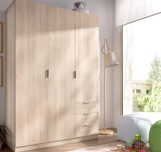 Armario Essen 3 Puertas y 3 Cajones 52 x 121 x 184 cm